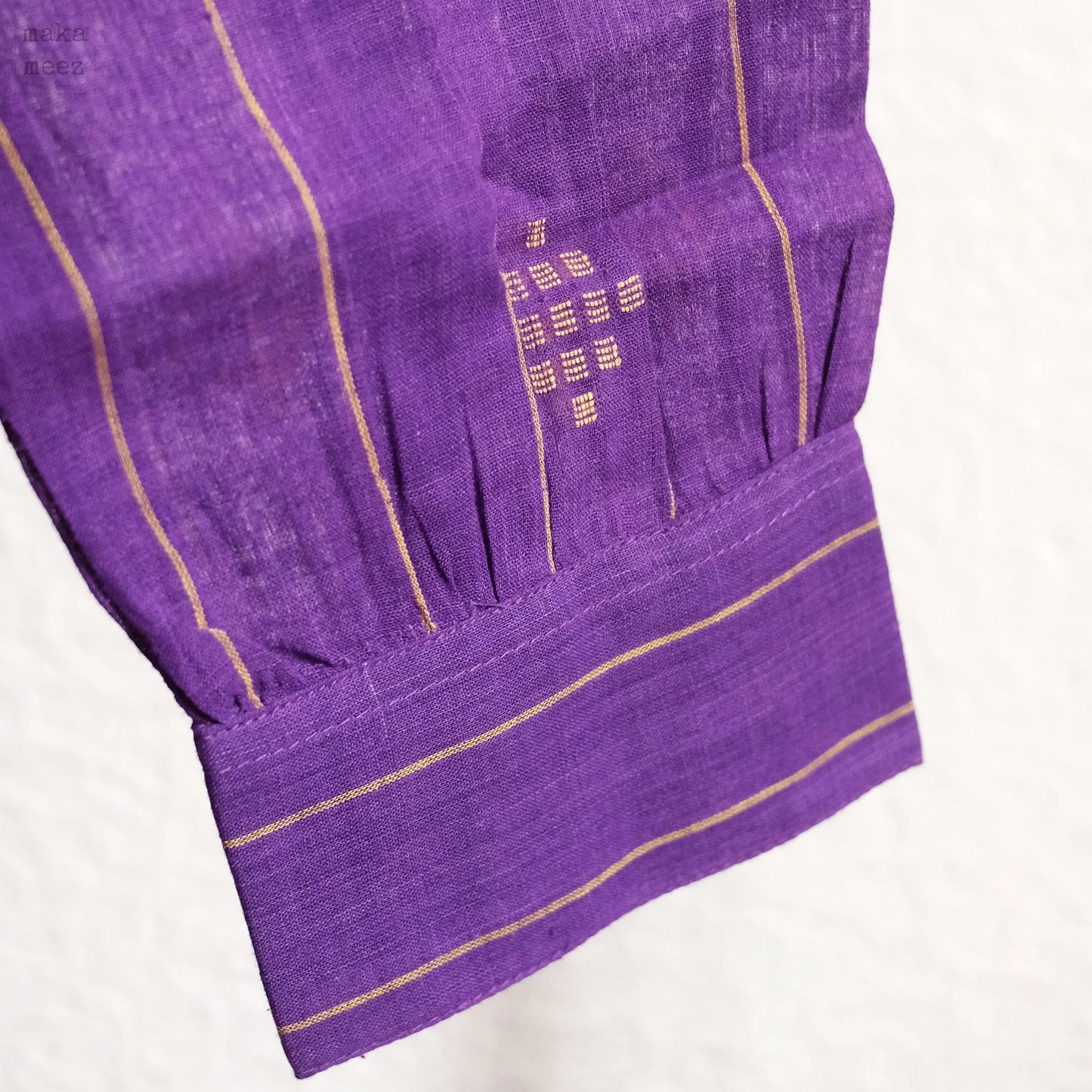 Chemise LILA Jamdani - violet Makameez