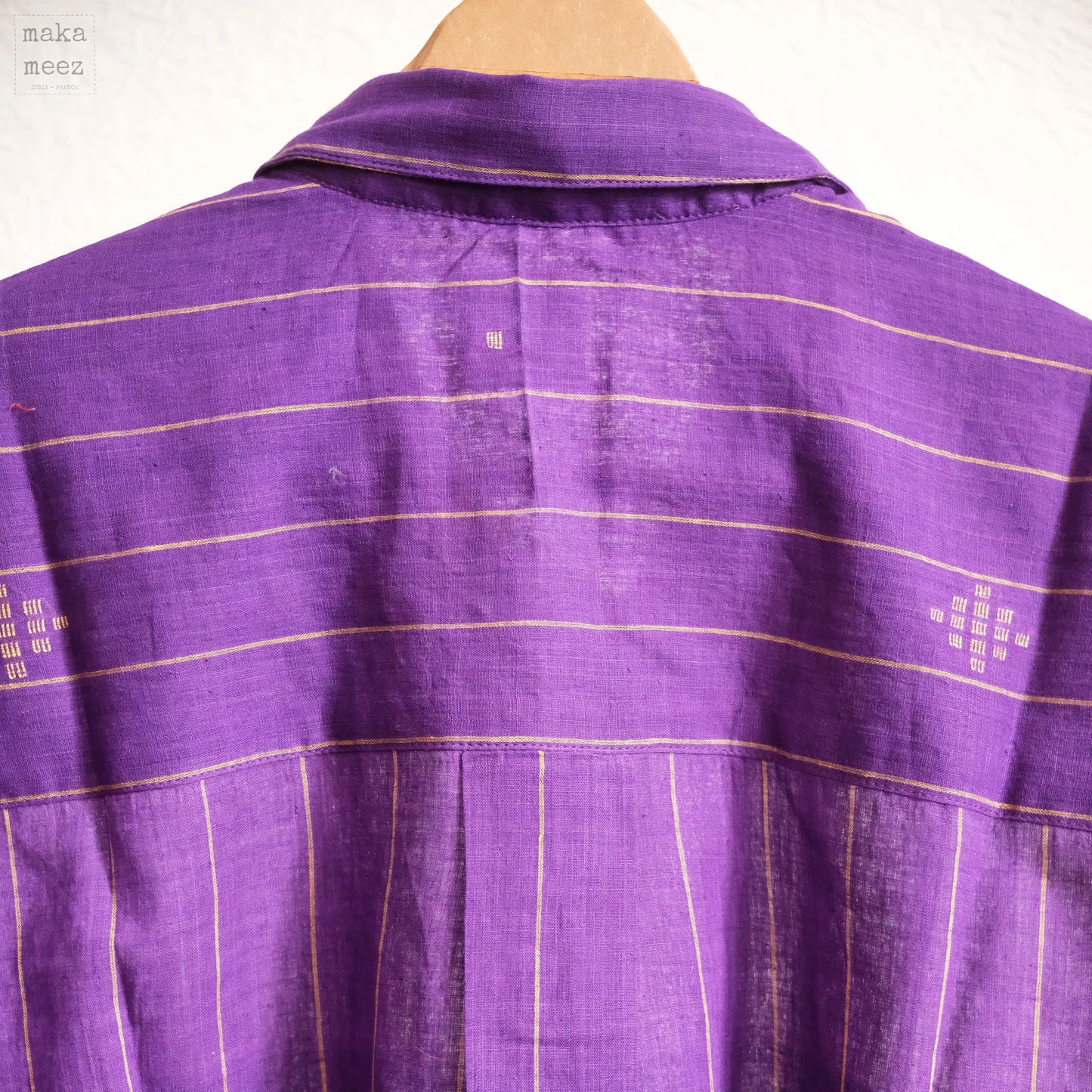 Lila Chemise Jamdani - Purple Makameez