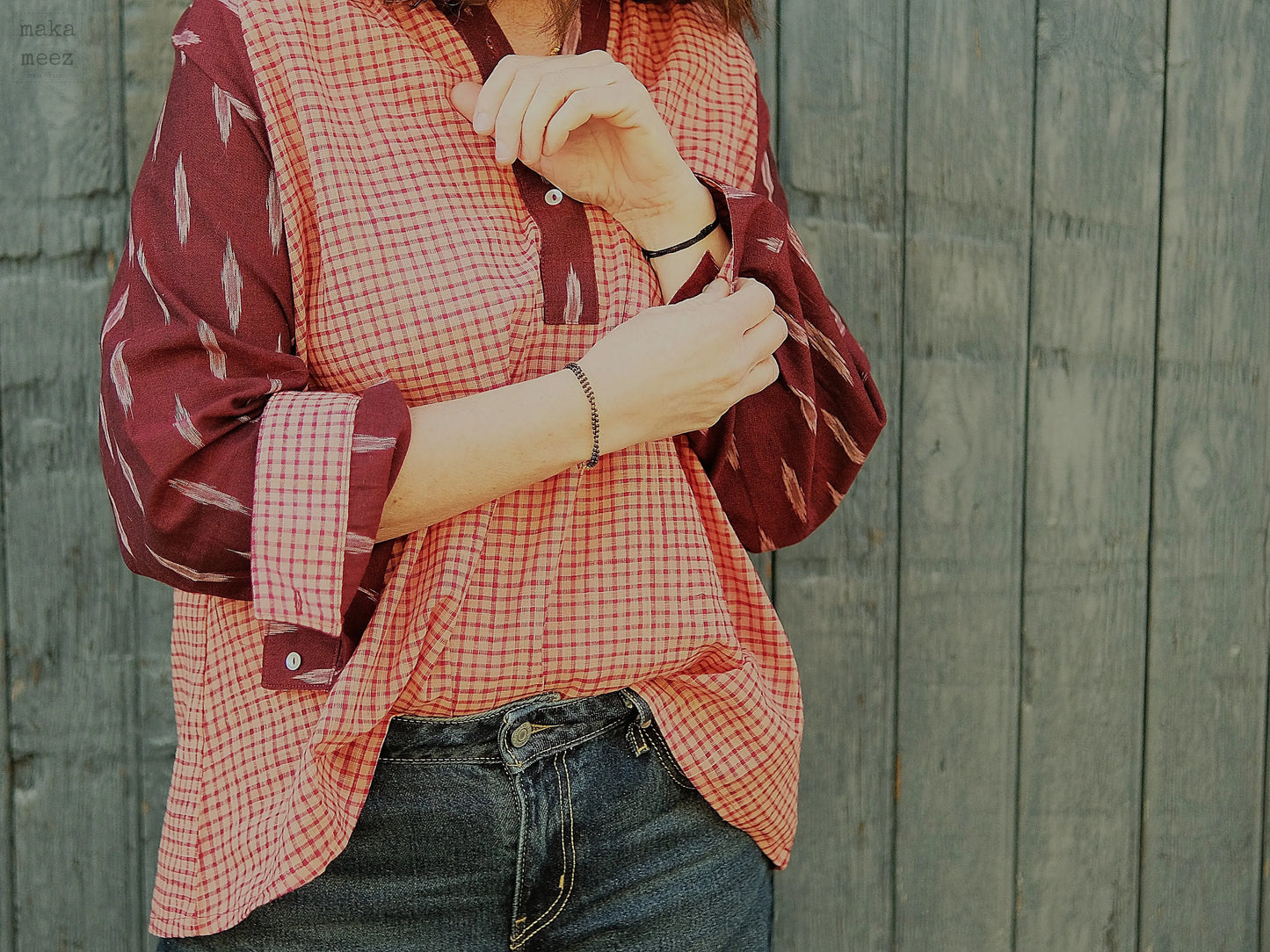 BLOUSE KATI 2.0 IKAT ET KHADI  Blouse  Makameez