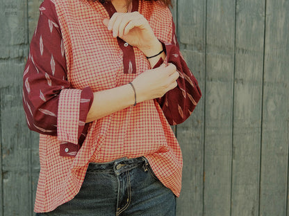 BLOUSE KATI 2.0 IKAT ET KHADI  Blouse  Makameez