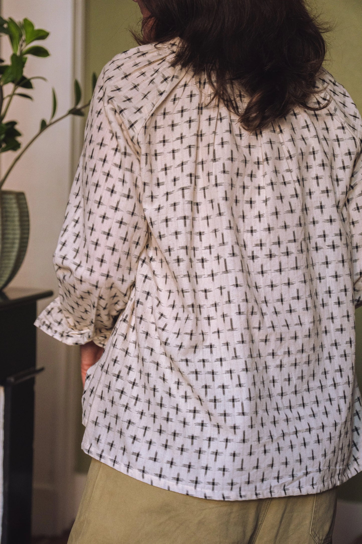 Blouse femme coton Ikat KATI