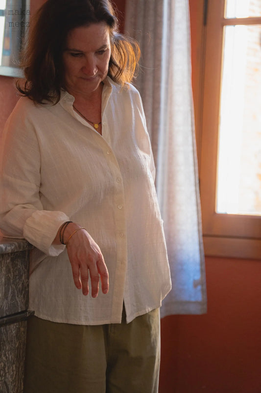 Chemise femme coton Jacquard LILA 2.0